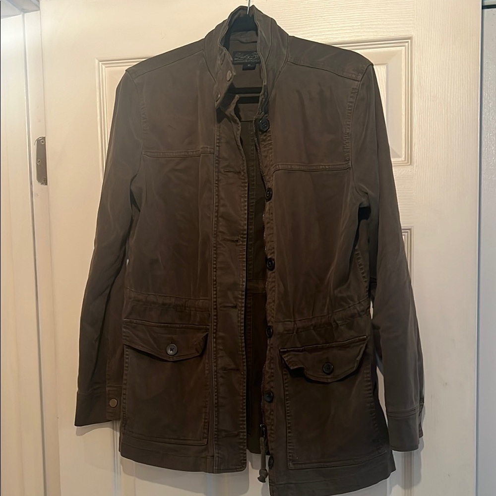 Olive Green Military Style Jacket